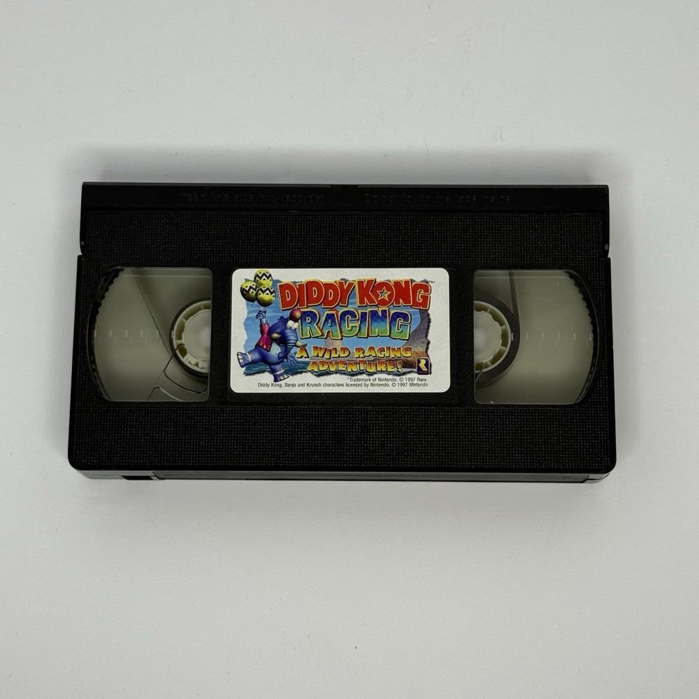 Diddy Kong Racing A Wild Racing Adventure Promotional VHS Nintendo Rare N64